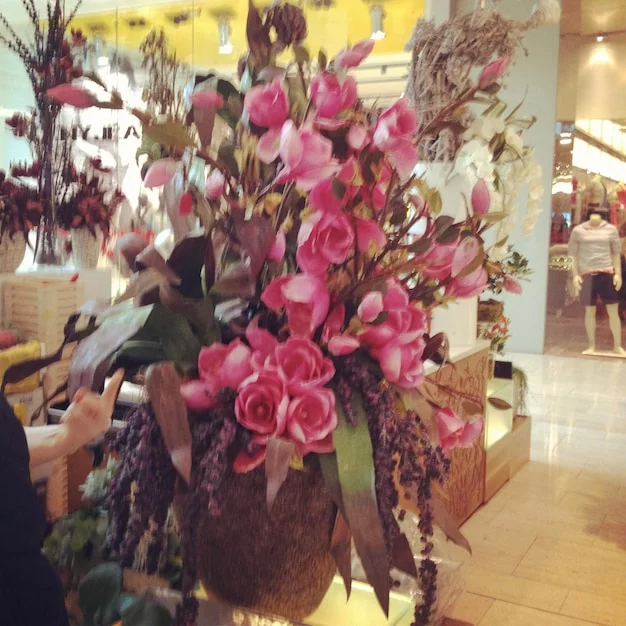 Flower shop filled with vibrant and unique floral arrangements.